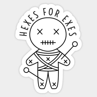 Hexes for Exes Sticker